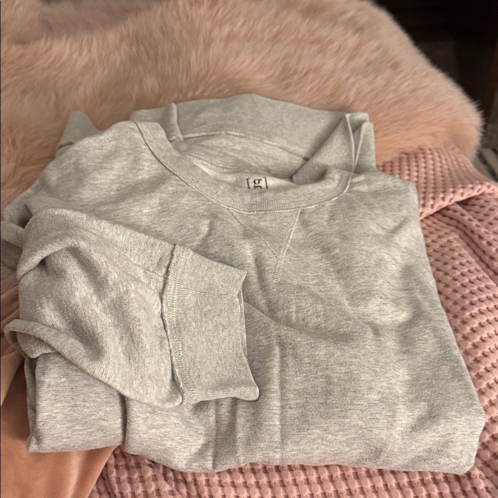 George Light Gray Crewneck Sweatshirt